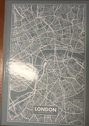 Книга канцелярская Axent Maps London А4 в твердой обложке 96 листов в клетку Бирюзовая (8422-516-A) фото от покупателей 9