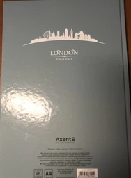 Книга канцелярская Axent Maps London А4 в твердой обложке 96 листов в клетку Бирюзовая (8422-516-A) фото от покупателей 6
