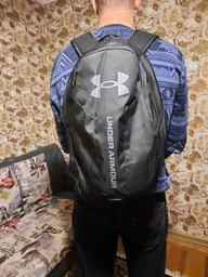 Рюкзак UA Hustle Lite Backpack 26.5L Зеленый 47 х 31 х 17 см (1364180-348) фото от покупателей 8