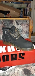 Мужские зимние ботинки кожаные Konors 7138/3-48 45 28.5 см Черные (KN2000000385624) фото от покупателей 14