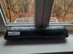 Коврик для йоги TPE+TC EasyFit Eco Friendly 6 мм черный с зеленым (спортивный каремат, йогамат для фитнеса, пилатеса) фото от покупателей 2