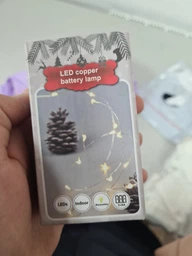 Cветодиодная гирлянда на батарейках нить "Роса" 10 м 100 led холодный белый фото от покупателей 1