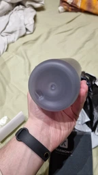 Пляшка для води Harmony Total Graphite 1 л. з контейнером для фруктів і захисним неопреновим чохлом фото від покупців 8