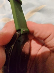Силіконовий ремінець Watchbands для Samsung Gear S3 / Samsung Galaxy Watch 46mm Silver - зелений (WB001GREEN) фото від покупців 1
