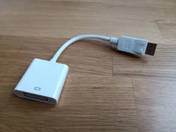 Кабель-адаптер Cablexpert DisplayPort - DVI (M/F), 0.1 м, белый (A-DPM-DVIF-002-W) пакет