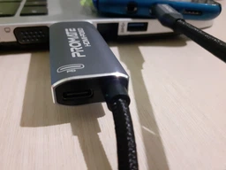 Кабель Promate HDMI-PD100 USB-C to HDMI/USB-C in 1.8 м Grey (hdmi-pd100.grey) фото від покупців 2