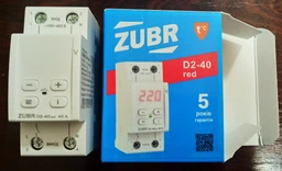 Реле захист від перенапруги ZUBR D2-40 red 40А фото від покупців 18