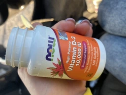 Витамины и минералы NOW Vitamin D3 10000 IU, 120 капсул фото от покупателей 7