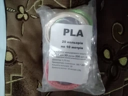 Набор Эко пластика PLA 3D-PEN filament PLA200 для 3D-ручки 1.75 мм / 200 метров (20 цветов по 10м) фото от покупателей 4