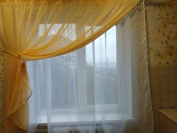 Занавеска короткая из шифона ALBO 300x170 cm Золотистая (KU-139-4) фото от покупателей 5