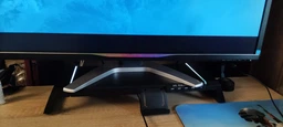 Підставка до монітора 2E GAMING, USB hub, backlight / RGB, Black (2E-CPG-007-BK)