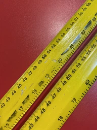 Лінійка FROM FACTORY LIN кравецька дерев'яна 3.5см/1м фото від покупців 4