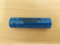Набір акумуляторів літій-іонних Quantum Li-ion ICR18650 2200 мА/г 0.5-1С 2 шт (0746020702226) фото від покупців 13