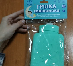 Грелка силиконовая Киевгума 360 мл мятная (A55010000081179) фото от покупателей 8