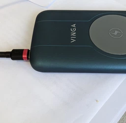 Батарея універсальна Vinga 10000mAh Wireless QC3.0 PD Soft Touch (PowerBank) Фіолетовий, павер банк, павербанк, повербенк фото від покупців 4