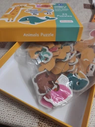 Деревянный пазл игра Животные Animals Puzzles 48 элементов