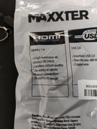 Кабель Maxxter HDMI V.2.0 1 м (VP-HDMI-1M)