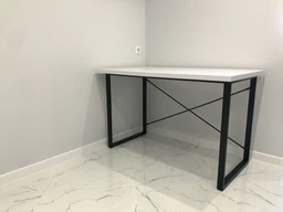 Компьютерный стол Ferrum-decor Дейв 75x140x70 черный ДСП Дуб Сан-Марино 32мм