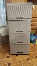 Комод на 4 шухляди, пластиковий, Ротанг, кремовий Алеана меблі SE-aleana-151-02 фото від покупців 16