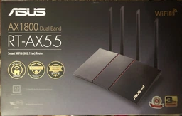 Бездротовий маршрутизатор Asus RT-AX55 (AX1800, Wi-Fi 6, 4xGE LAN, 1xGE WAN, MU-MIMO, Beamforming, AiMesh, OFDMA, 4 зовнішні антени) фото від покупців 18
