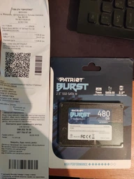 Накопичувач SSD 240GB Patriot Burst 2.5" SATAIII 3D TLC (PBU240GS25SSDR) фото від покупців 9