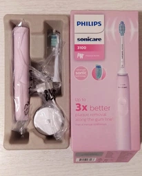 Электрическая зубная щетка PHILIPS Sonicare HX3671/13 Gemini 3100 фото от покупателей 1