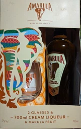 Ликер Amarula Marula Fruit Cream 0.7 л 17% + 2 бокала (4820196540090) фото от покупателей 1