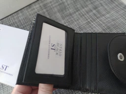 Гаманець жіночий ST Leather із натуральної шкіри горизонтальний чорний для прав (bg184fash11) фото від покупців 1