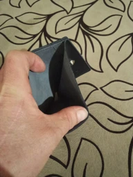 Портмоне вертикальное мужское молодежное из натуральной кожи SHVIGEL Черное (bg162fash21) фото от покупателей 7