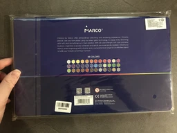 Набір кольорових олівців Marco Chroma 8010-36TN 36 кольорів, в металевому пеналі фото від покупців 2