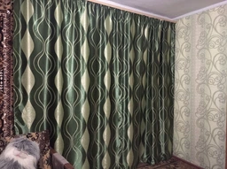 Шторы велюр блекаут волна ALBO коричневые 150×270 см, комплект 2 шт. (SH-209-2) фото от покупателей 1
