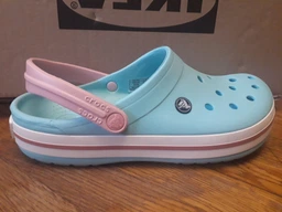 Сабо Crocs Crocband Clog Ice Blue M5W7-37-24 см 11016-W фото від покупців 2