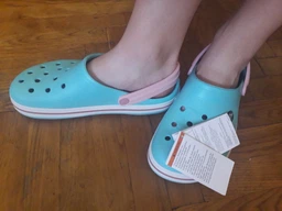 Сабо Crocs Crocband Clog Ice Blue M5W7-37-24 см 11016-W фото від покупців 5