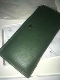 Горизонтальный тонкий кошелек из кожи женский ST Leather 19327 Лиловый