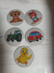Наклейки для приучения к горшку PiPiStickers 5 шт (Машинки и Звери) фото от покупателей 17