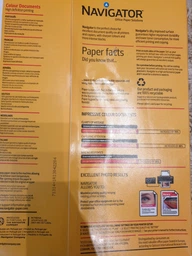 Папір Navigator Paper А4, ColorDocuments, 120 г/м2, 250 арк, клас А (146612)