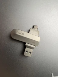 USB Flash Drive Hoco UD10 USB3.0 Type C 64GB Колір Сталевий фото від покупців 9