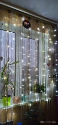 Гирлянда светодиодная Штора Xmas 160 LED 2х2 м&nbsp;Мульти фото от покупателей 2