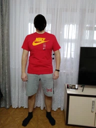 Футболка хлопковая длинная мужская Nike M Nsw Tee Icon Futura AR5004-010 M Черная (191888621552) фото от покупателей 4