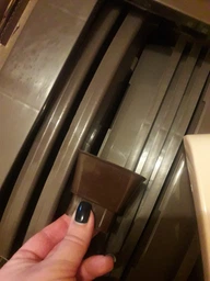 Пластиковый комод на 4 яруси Efe plastics "Стиль" коричневий 90х37х48 см фото от покупателей 3