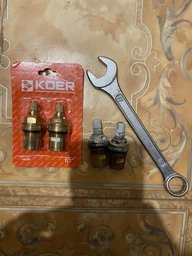 Кран буксы Koer KR.599 комплект (2 шт/БЛИСТЕР) керамика MF-1/2" (AC0528) фото від покупців 3