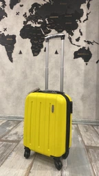 Пластикова валіза ручна поклажа Lowcost лоукост Wizz Air 40 x 20 x 30 бежева фото від покупців 17
