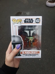 Фигурка Фанко Мандалорец и Малыш Йода Звёздные Войны Star Wars Mandalorian Flying with The Child Funko 50959