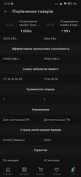 Оперативная память DDR4-2666 8Gb PC4-21300 Beast Black Fury KF426C16BB/8 (7706719) фото от покупателей 19