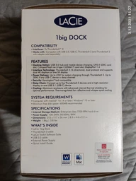 Жесткий диск LaCie 1 Big Dock Thunderbolt 3 10TB STHS10000800 3.5" External фото от покупателей 3