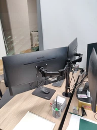 Настольное крепление для двух мониторов ITech 13" - 27" Black (MBS-12F) фото от покупателей 16