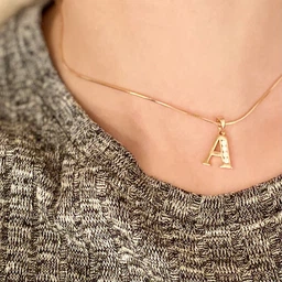 Кулон Xuping Jewelry літера А 1,5 см золотистий