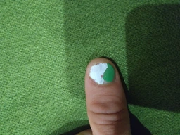 Дитячий лак-олівець для нігтів Malinos Creative Nails на водній основі (2 кольори Морської хвилі + Білий)