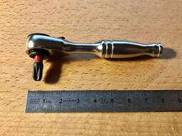 Трещотка-битодержатель Toptul 1/4" 60 зубцов мини (CHDV0801)