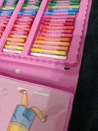 Дитячий набір Art Set для малювання на 208 предметів Рожевий для дівчаток фото від покупців 3